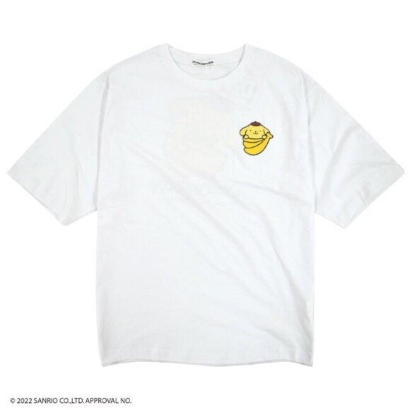 NEW Sanrio Pompompurin T-shirt - From Japan - Picture 1 of 6